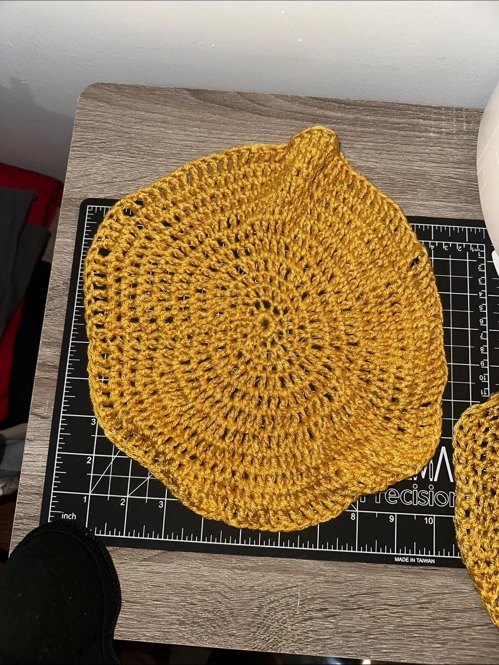 Crochet doily bundle set of 9 bamboo yarn